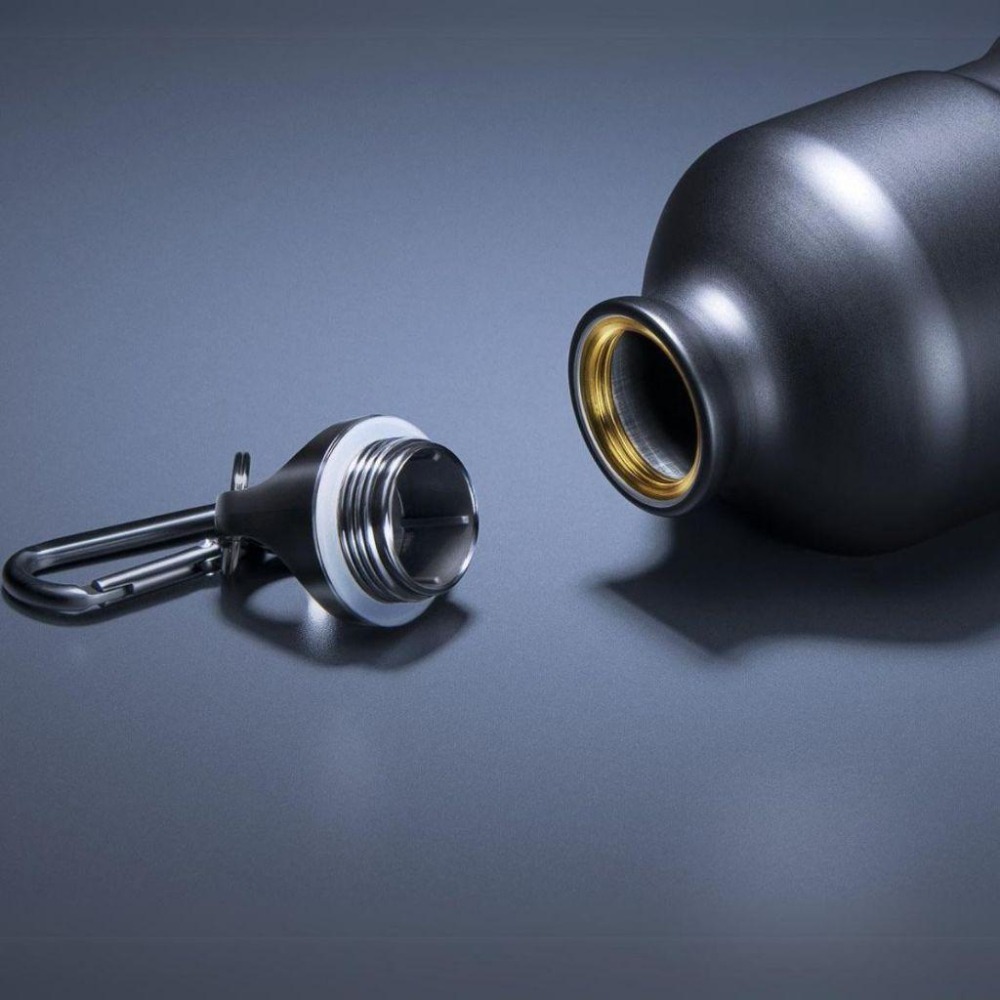 🐍蛇粉專屬天地🐍 Razer Hydrator 鋁製水壺 雷蛇水壺 露營戶外騎行遠足鈦水壺 露營輕量水壺 不銹鋼運動水壺-細節圖2