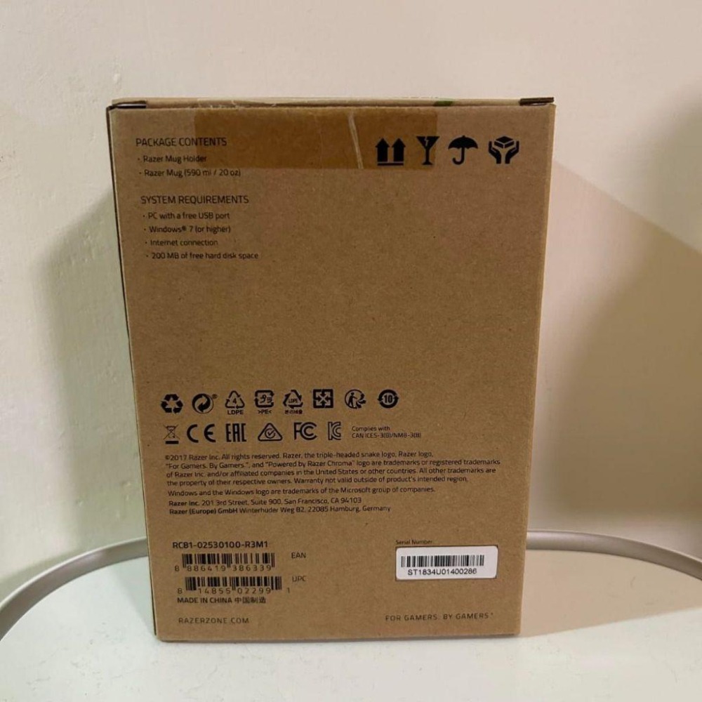 🐍蛇粉專屬天地🐍 Razer Chroma Mug Holder 雷蛇限量炫彩底座水杯 限量商品 雷蛇水杯 保溫杯-細節圖5