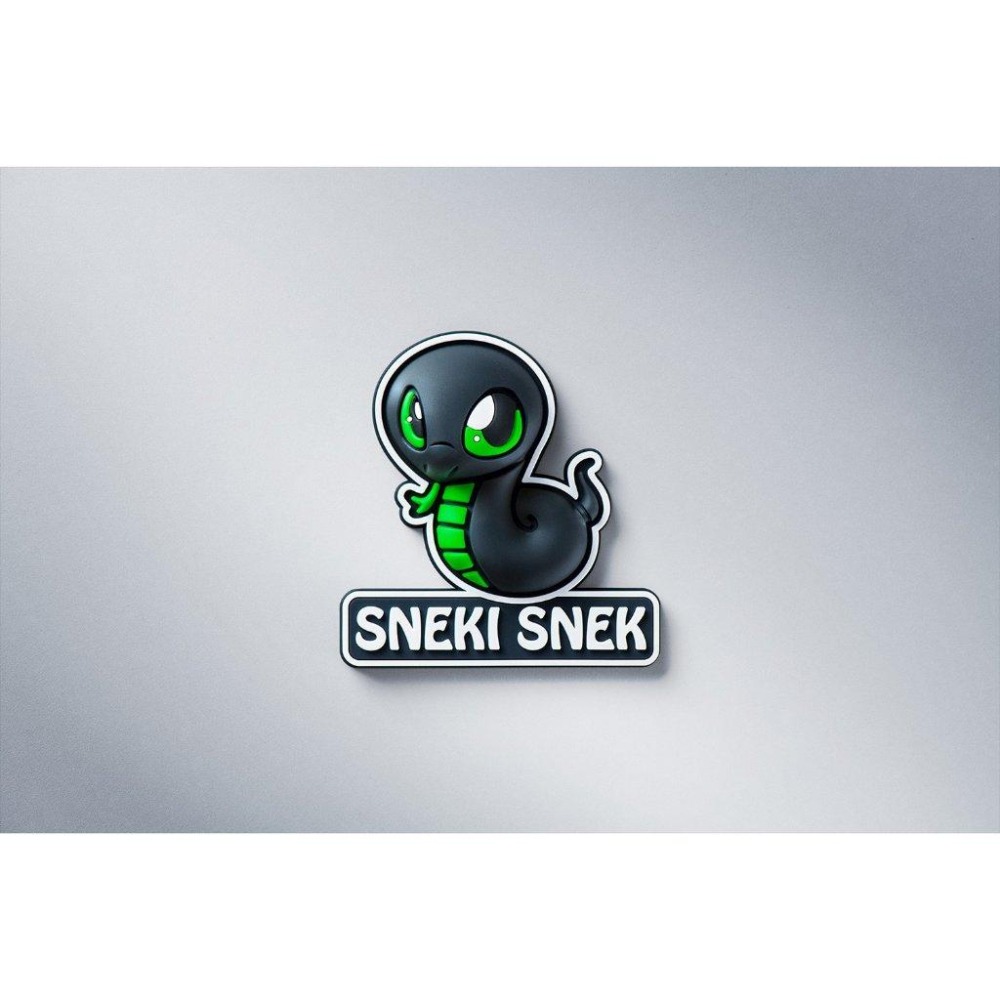 🐍蛇粉專屬天地🐍Razer Sneki Snek Fridge Magnet 全款 雷蛇 蛇蛇 雷小蛇造型磁鐵 PVC-細節圖3