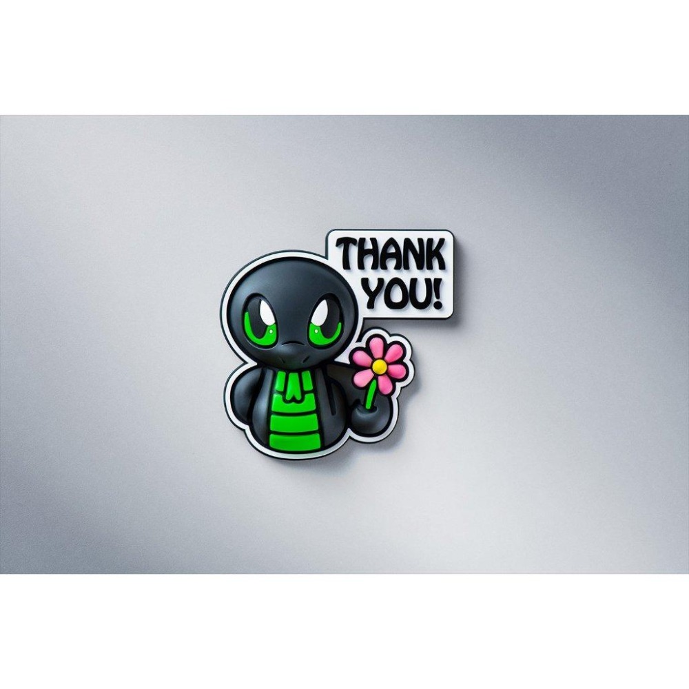 🐍蛇粉專屬天地🐍Razer Sneki Snek Fridge Magnet 全款 雷蛇 蛇蛇 雷小蛇造型磁鐵 PVC-細節圖4