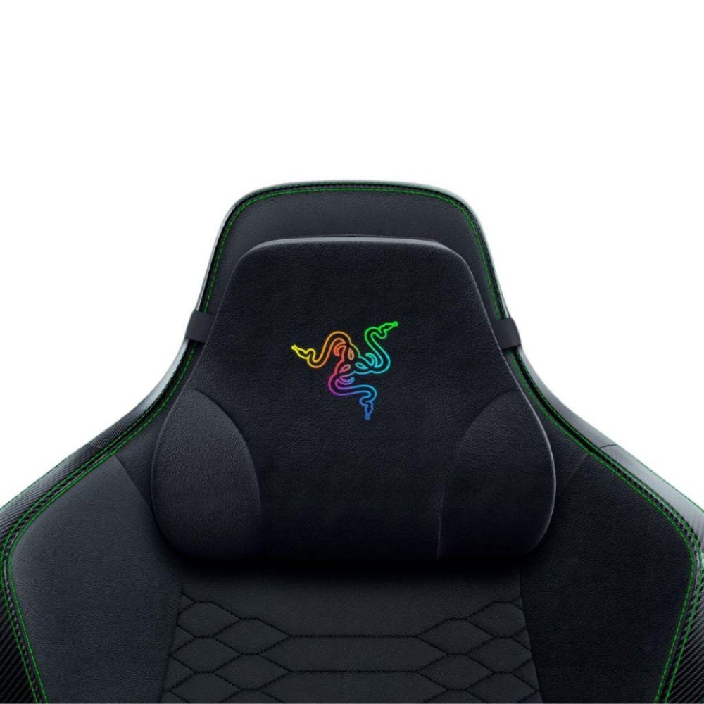 🐍蛇粉專屬天地🐍 Razer Head Cushion Chroma 雷蛇頭枕 炫彩版 人體工學設計 頭靠枕 電競椅頭枕-細節圖6