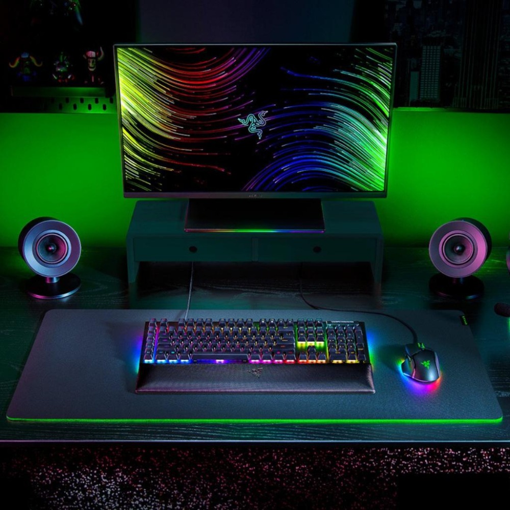 🐍蛇粉專屬天地🐍 Razer Blackwidow V4 雷蛇黑寡婦 V4 全尺寸鍵盤  綠軸 黃軸 有線鍵盤 英文-細節圖3