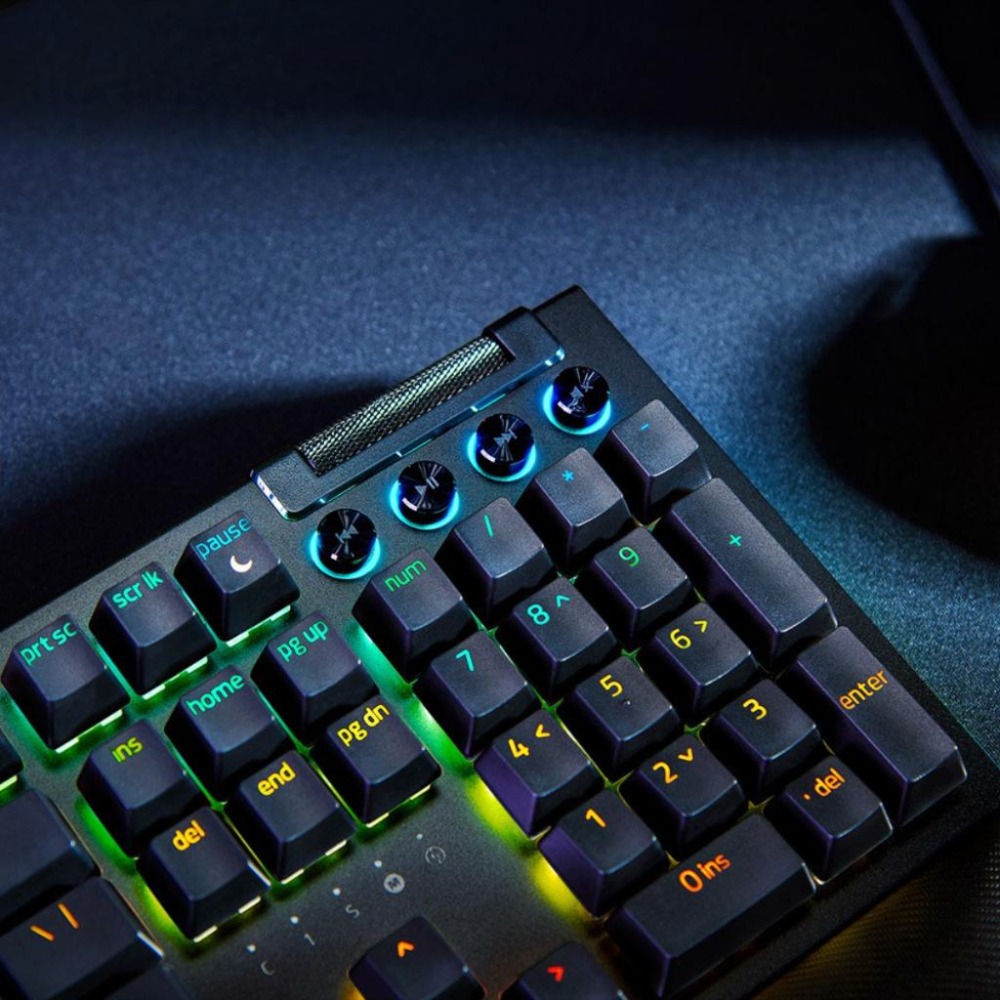 🐍蛇粉專屬天地🐍 Razer Blackwidow V4 雷蛇黑寡婦 V4 全尺寸鍵盤  綠軸 黃軸 有線鍵盤 英文-細節圖6