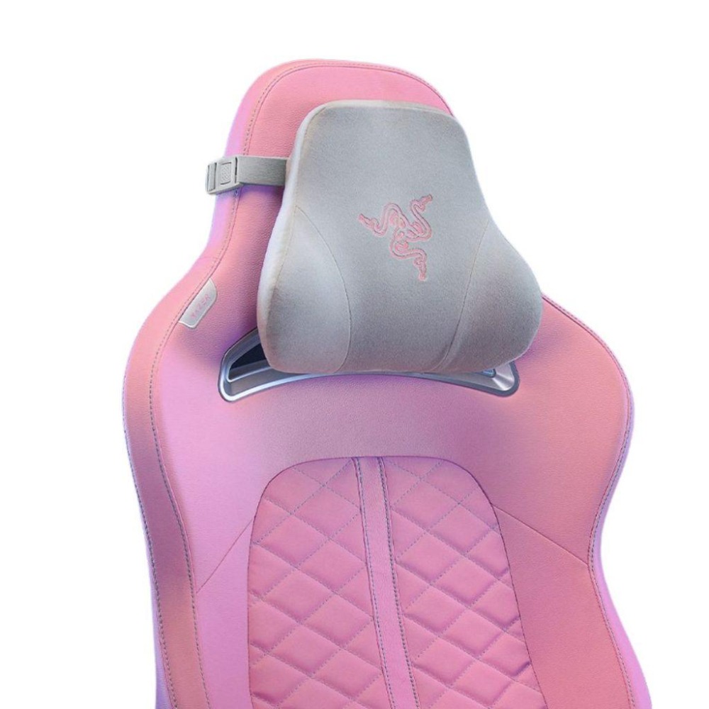 🐍蛇粉專屬天地🐍 Razer Head Cushion 黑/石英色 雷蛇頭枕 人體工學設計 頭靠枕 電競椅頭枕-細節圖8