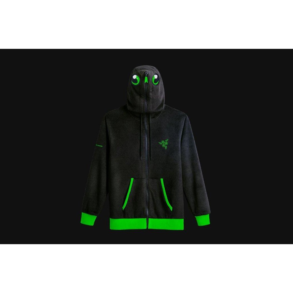 🐍蛇粉專屬天地🐍RAZER SNEKI SNEK HOODIE 雷蛇 連帽外套 刷毛外套 保暖外套 休閒外套 加絨-細節圖3