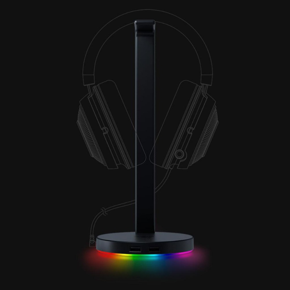 🐍蛇粉專屬天堂🐍Razer Base Station V2 Chroma 雷蛇 耳機架幻彩版 V2 耳機架 USB3.1-細節圖4