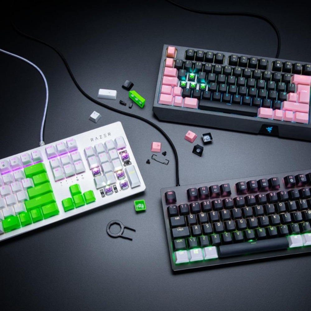 🐍蛇粉專屬天地🐍Razer PBT Keycap Upgrade Set 雷蛇 PBT 鍵帽升級組 (英刻)-細節圖2