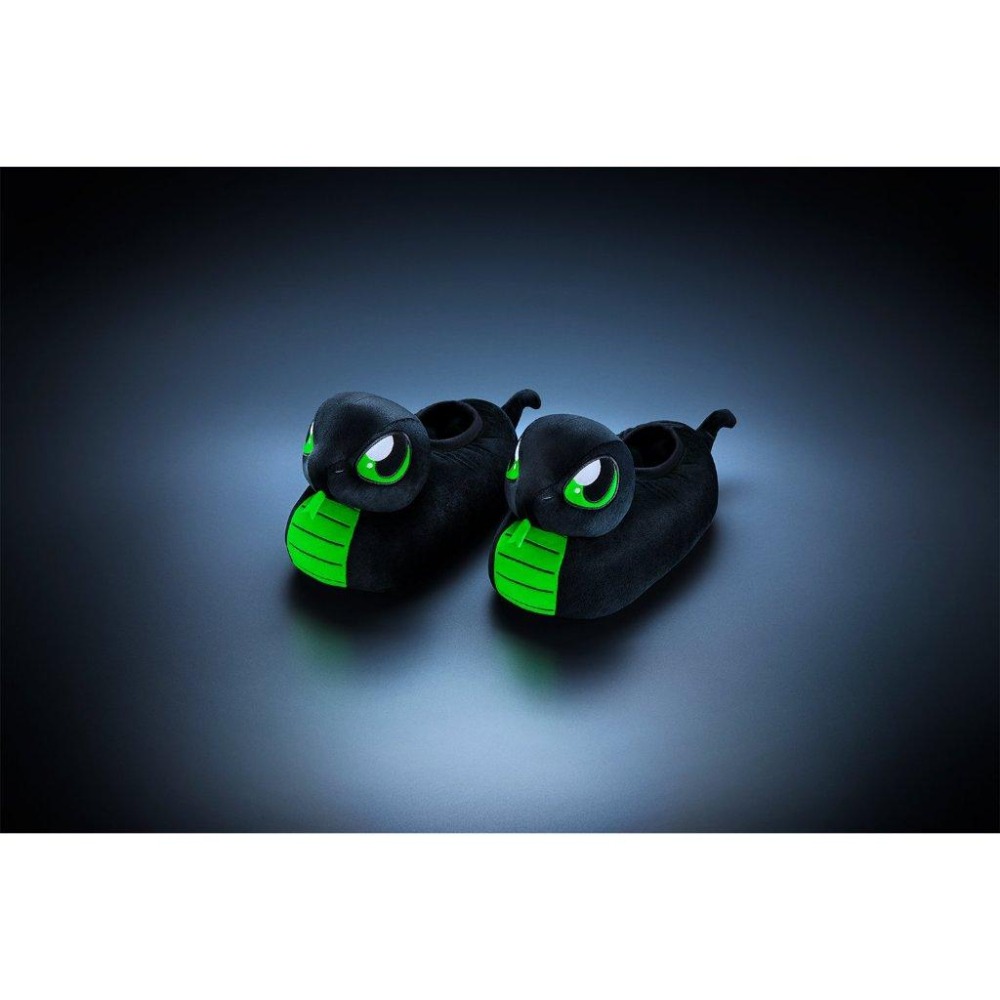 🐍蛇粉專屬天地🐍Razer Sneki Snek Slippers 雷蛇 蛇蛇 雷小蛇造型拖鞋 室內拖鞋 保暖防滑棉拖-細節圖5
