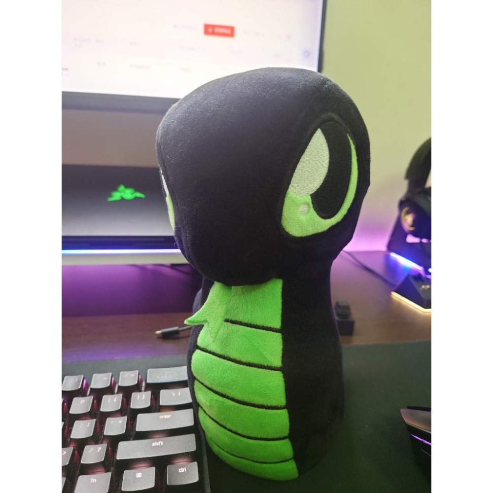 🐍蛇粉專屬天地🐍Razer Sneki Snek Plushie 雷小蛇 雷蛇 蛇蛇娃娃 環保 種樹-細節圖3