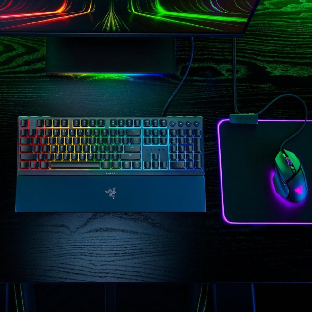 🐍蛇粉專屬天地🐍 Razer Ornata V3 100% 尺寸雷蛇雨林狼珠 薄膜短軸鍵盤 電競鍵盤 有線鍵盤 RGB-細節圖3