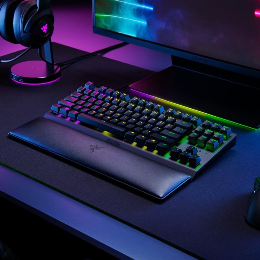 🐍蛇粉專屬天地🐍Razer Ergonomic Wrist Rest 雷蛇鍵盤手托 人體工學 100% 60% 80%-細節圖5