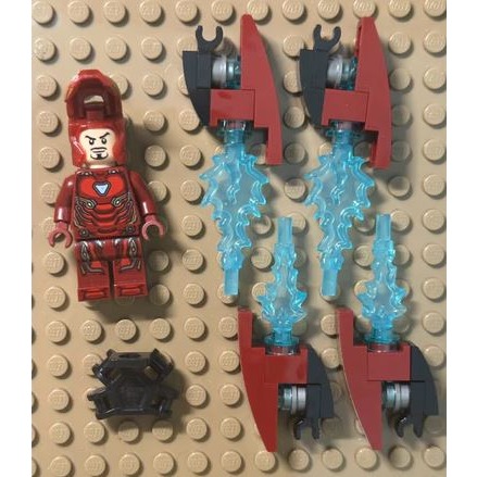 LEGO 樂高 76107 鋼鐵人 mk50 含飛行器 sh0497as Iron Man mark 50-細節圖3