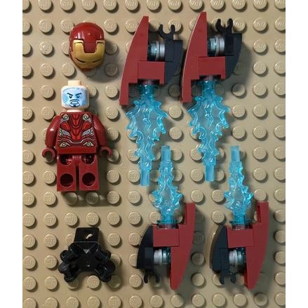 LEGO 樂高 76107 鋼鐵人 mk50 含飛行器 sh0497as Iron Man mark 50-細節圖4