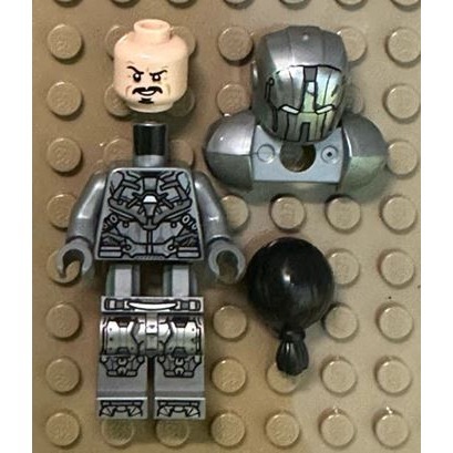 LEGO 樂高 76216 鞭狂 含頭盔 Whiplash sh0821 sh821 漫威 反派-細節圖3