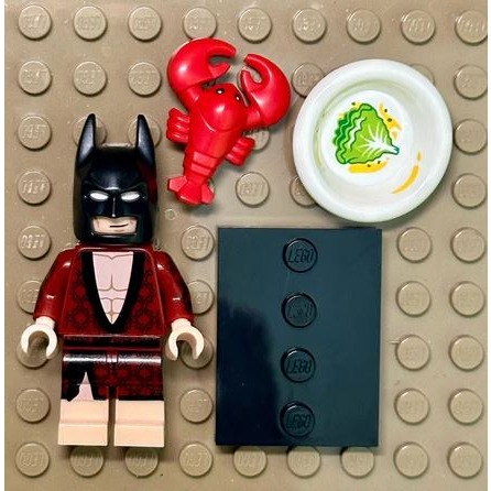LEGO 樂高 71017 蝙蝠俠 龍蝦 睡袍 人偶包 1號 1 睡衣 coltlbm-1 coltlbm01-細節圖2
