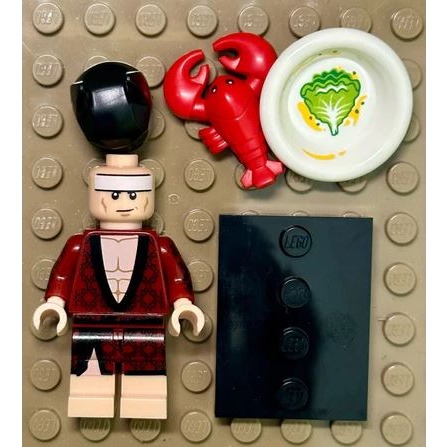 LEGO 樂高 71017 蝙蝠俠 龍蝦 睡袍 人偶包 1號 1 睡衣 coltlbm-1 coltlbm01-細節圖3