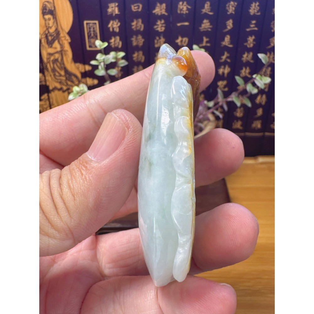 天然翡翠A貨-祥龍戲珠事業有成發財如意  商品編號061009-細節圖8