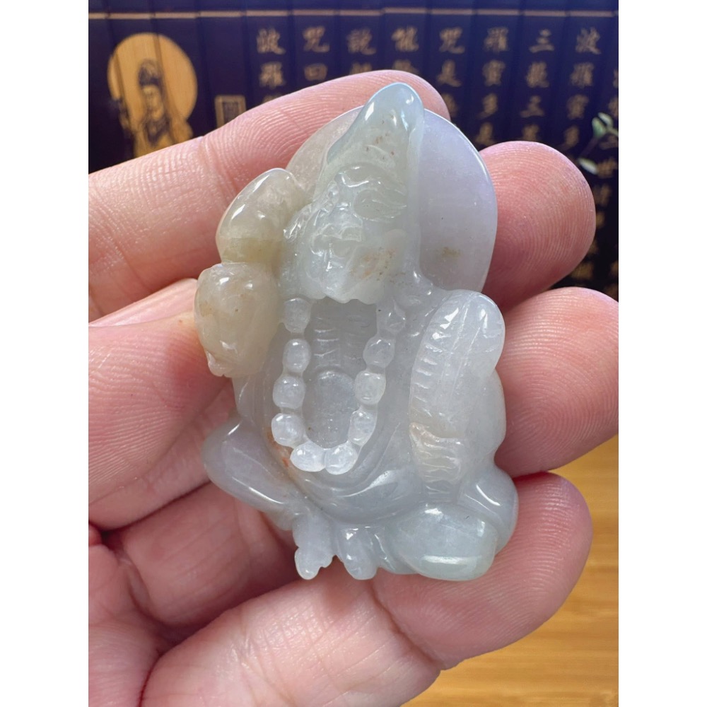 天然翡翠A貨-財源廣進濟公活佛  商品編號061006-細節圖2