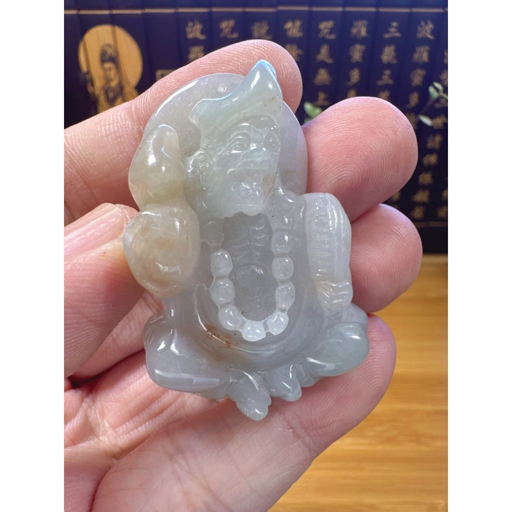 天然翡翠A貨-財源廣進濟公活佛  商品編號061006-細節圖3