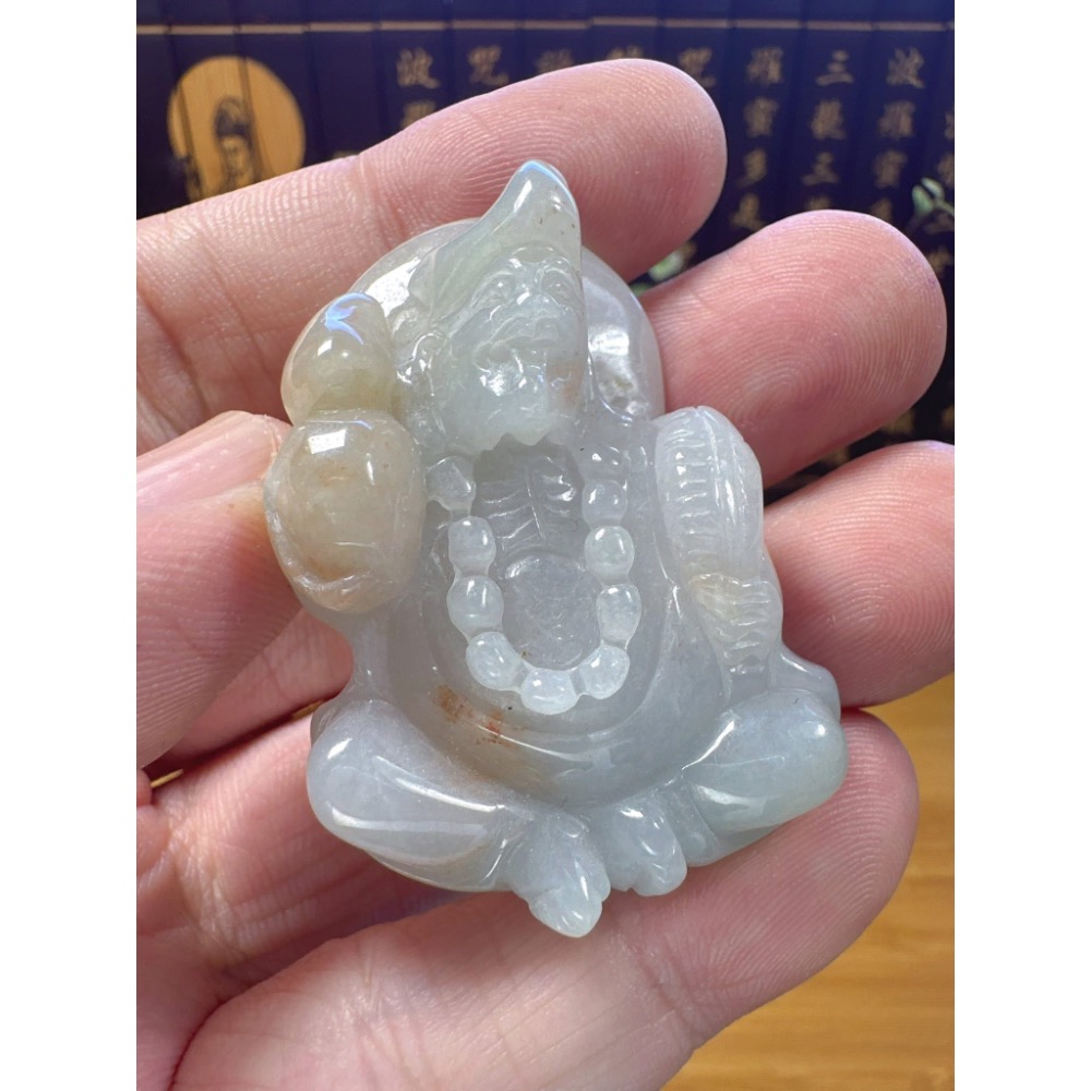 天然翡翠A貨-財源廣進濟公活佛  商品編號061006-細節圖4