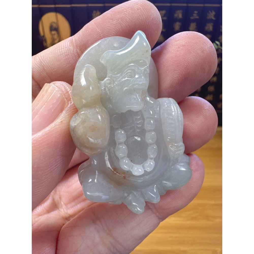 天然翡翠A貨-財源廣進濟公活佛  商品編號061006-細節圖5