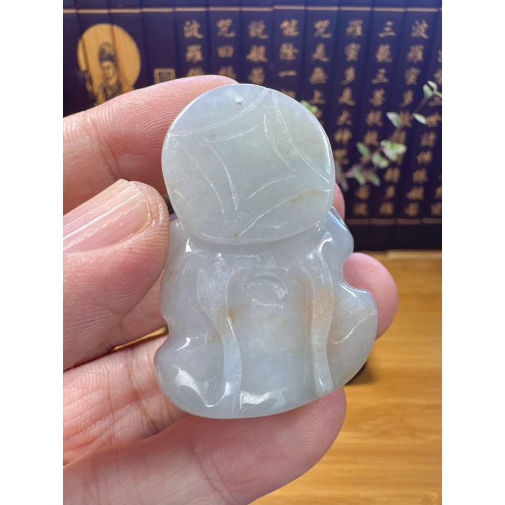 天然翡翠A貨-財源廣進濟公活佛  商品編號061006-細節圖7