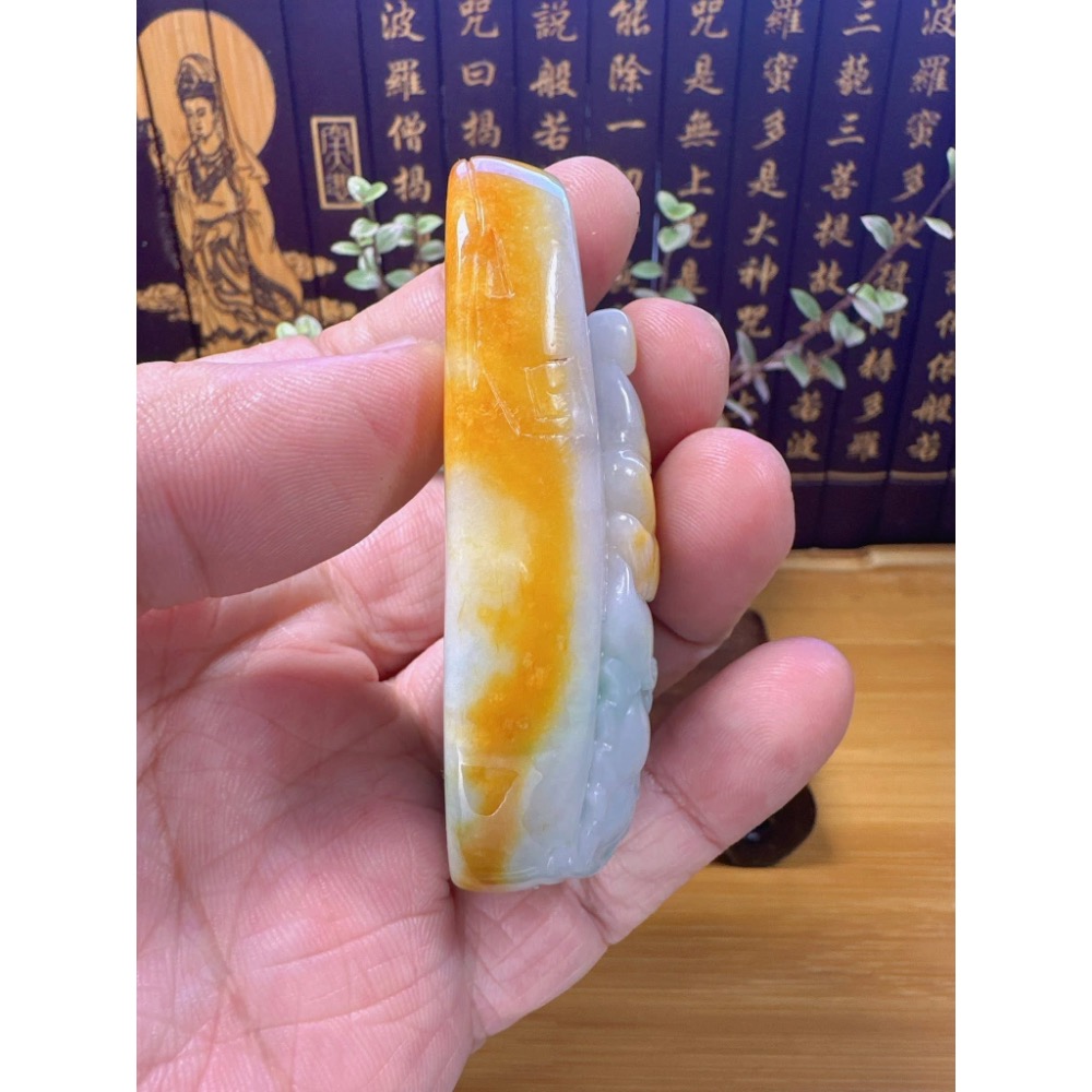 天然翡翠A貨-神龍護主悟道 商品編號061002-細節圖7