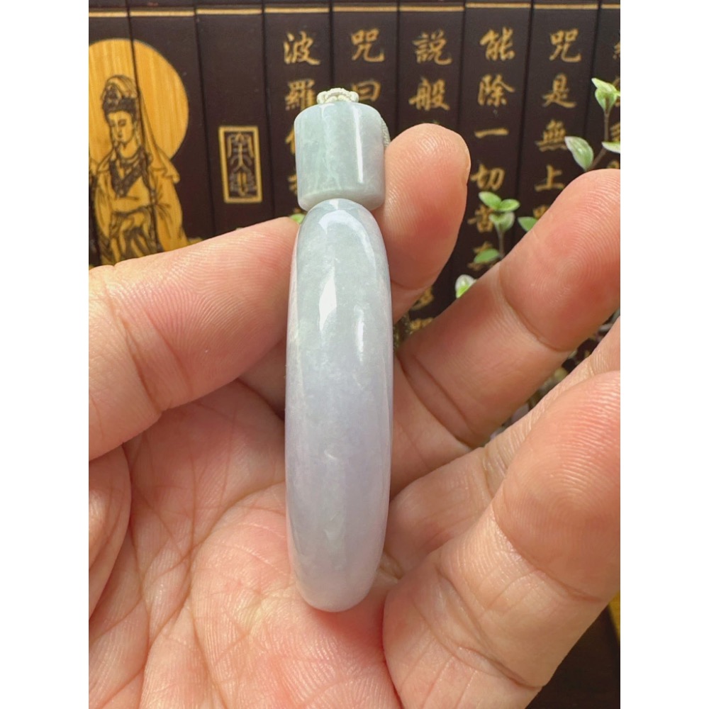 天然翡翠A貨-富貴圓滿平安扣  商品編號060714-細節圖8