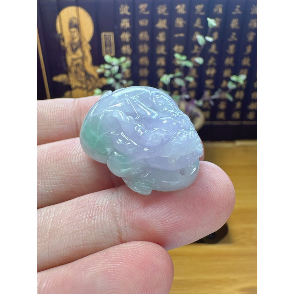 天然翡翠A貨-聚財龍龜  商品編號060710-細節圖2