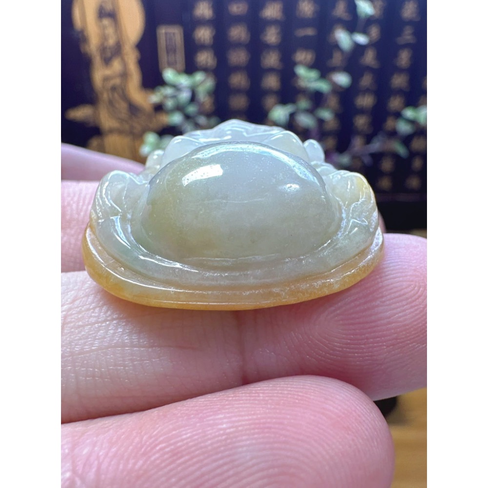 商品編號060709 天然翡翠A貨-歡喜財神彌勒佛-細節圖7