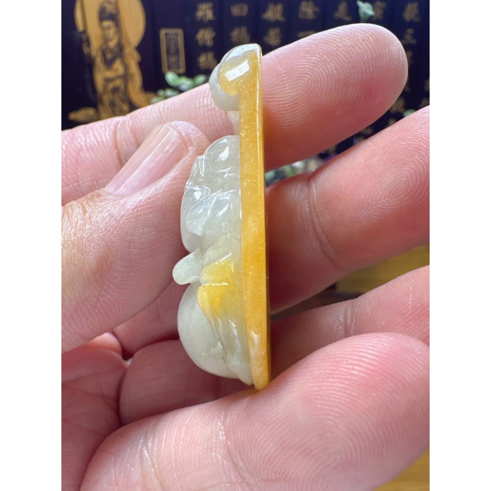 商品編號060709 天然翡翠A貨-歡喜財神彌勒佛-細節圖8