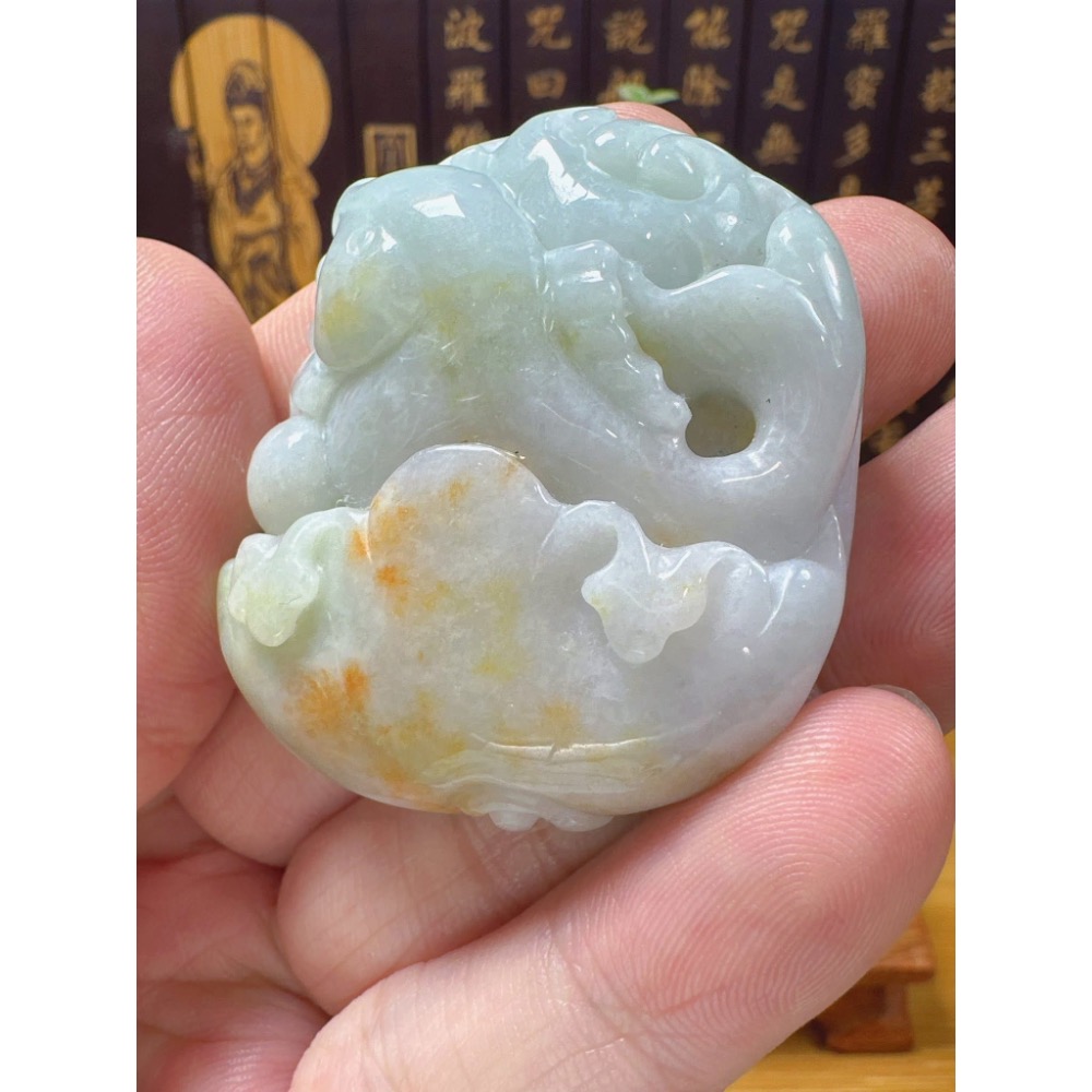 天然翡翠A貨-發財如意年年有餘 商品編號060201-細節圖3