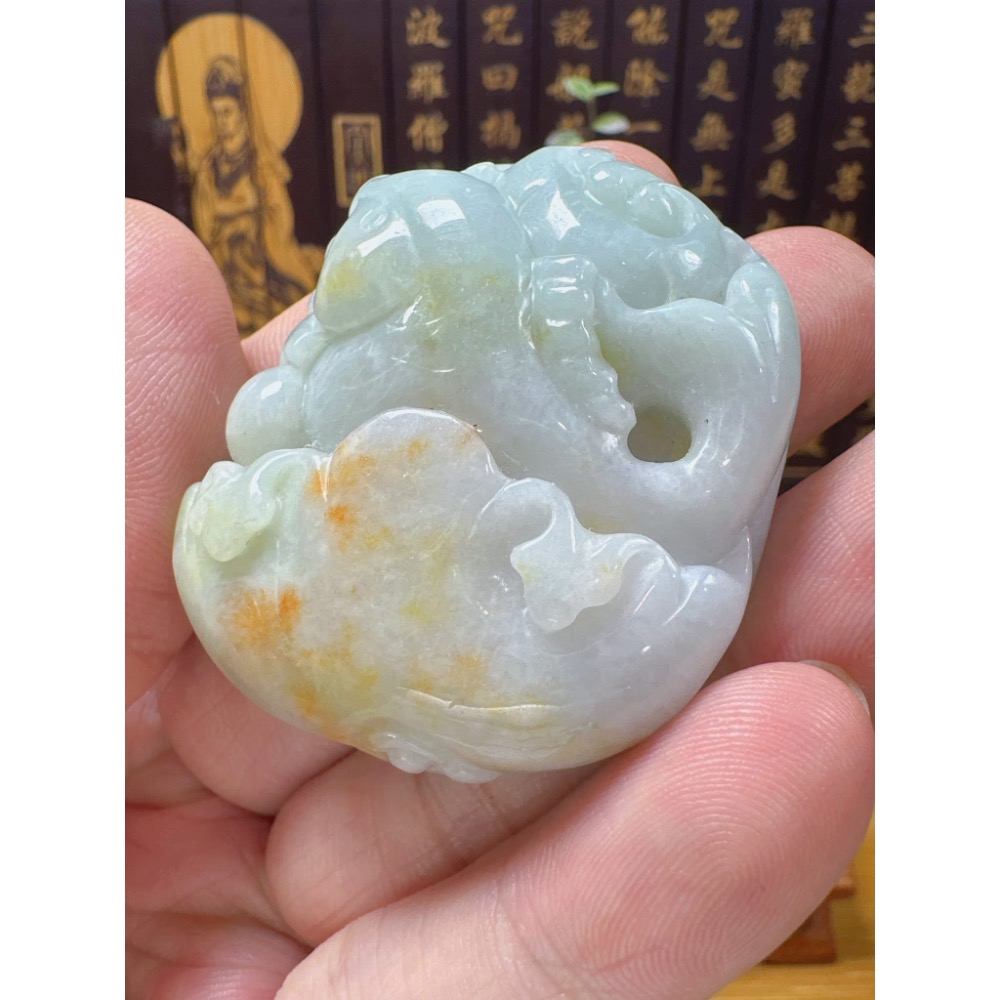 天然翡翠A貨-發財如意年年有餘 商品編號060201-細節圖6