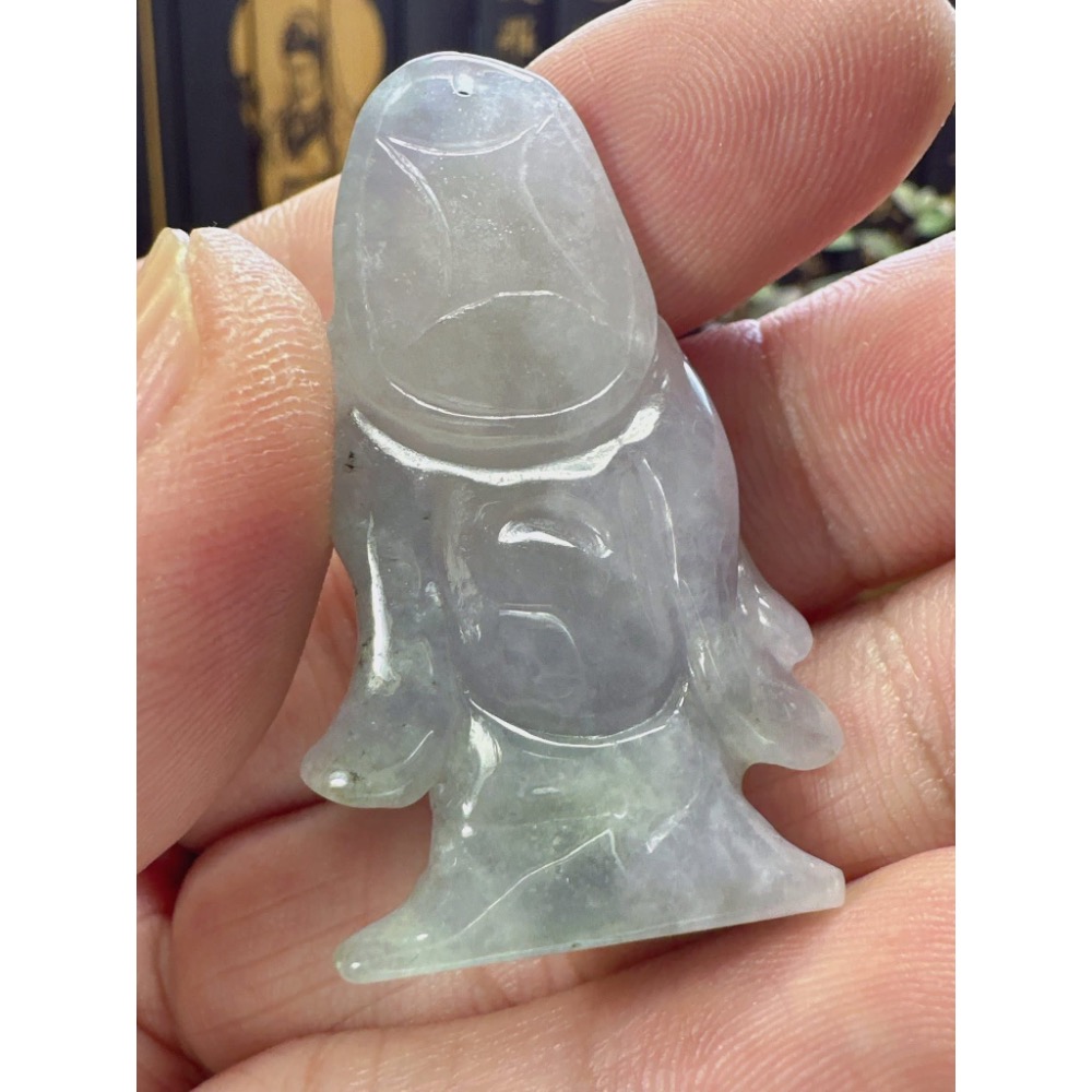 天然翡翠A貨-可愛歡喜彌勒佛 商品編號051909-細節圖9