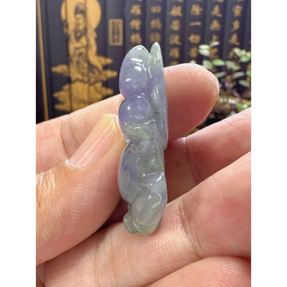 天然翡翠A貨-可愛歡喜彌勒佛 商品編號051908-細節圖8