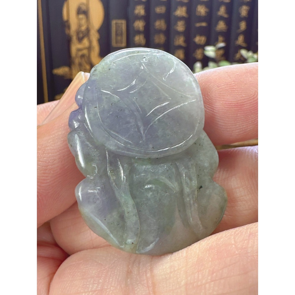 天然翡翠A貨-可愛歡喜彌勒佛 商品編號051908-細節圖9