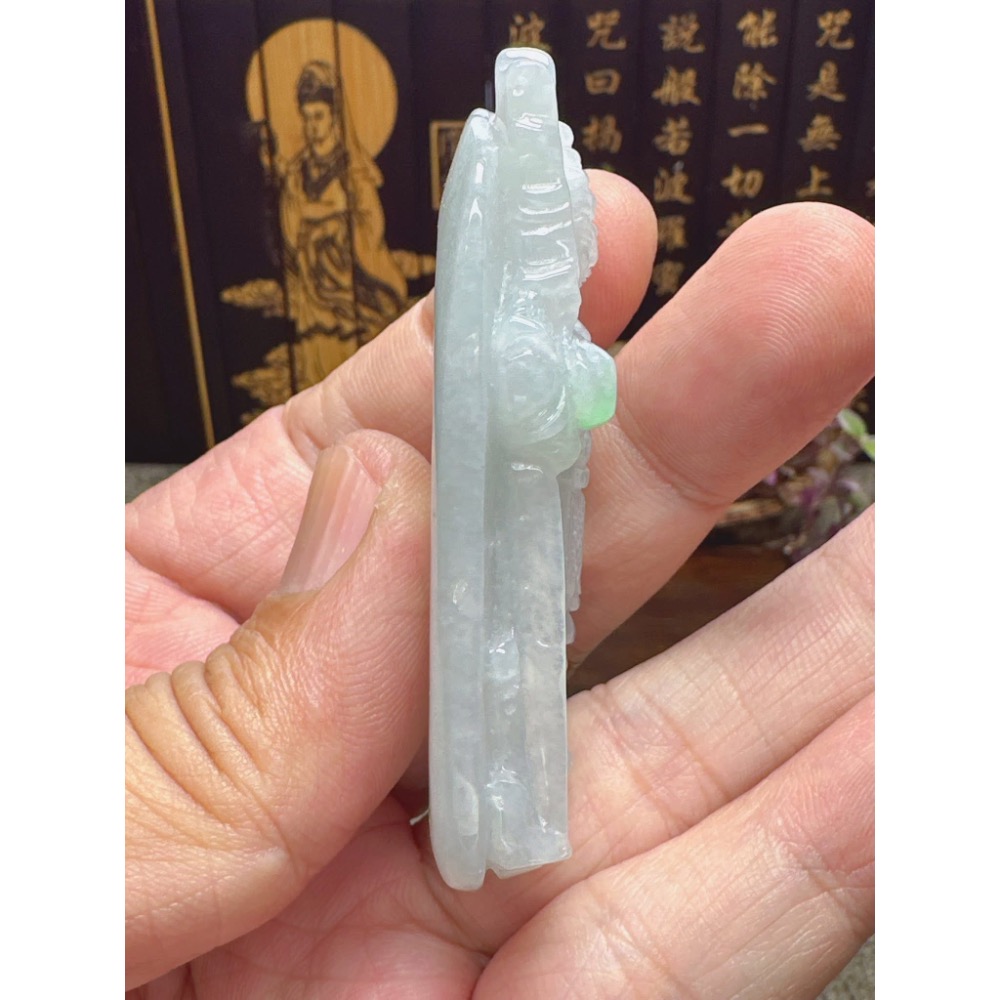 天然翡翠A貨-二郎神楊戩與嘯天犬 商品編號050115-細節圖7