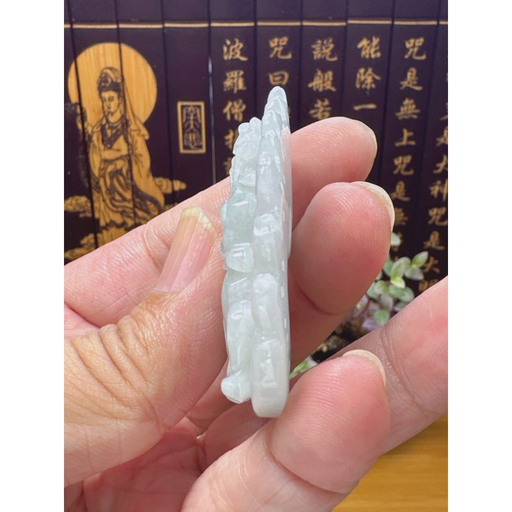 天然翡翠A貨-關聖帝君 商品編號052805-細節圖7