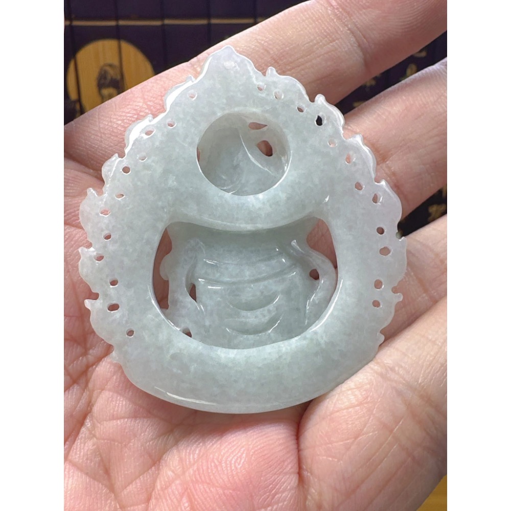 天然翡翠A貨-關聖帝君 商品編號052805-細節圖8