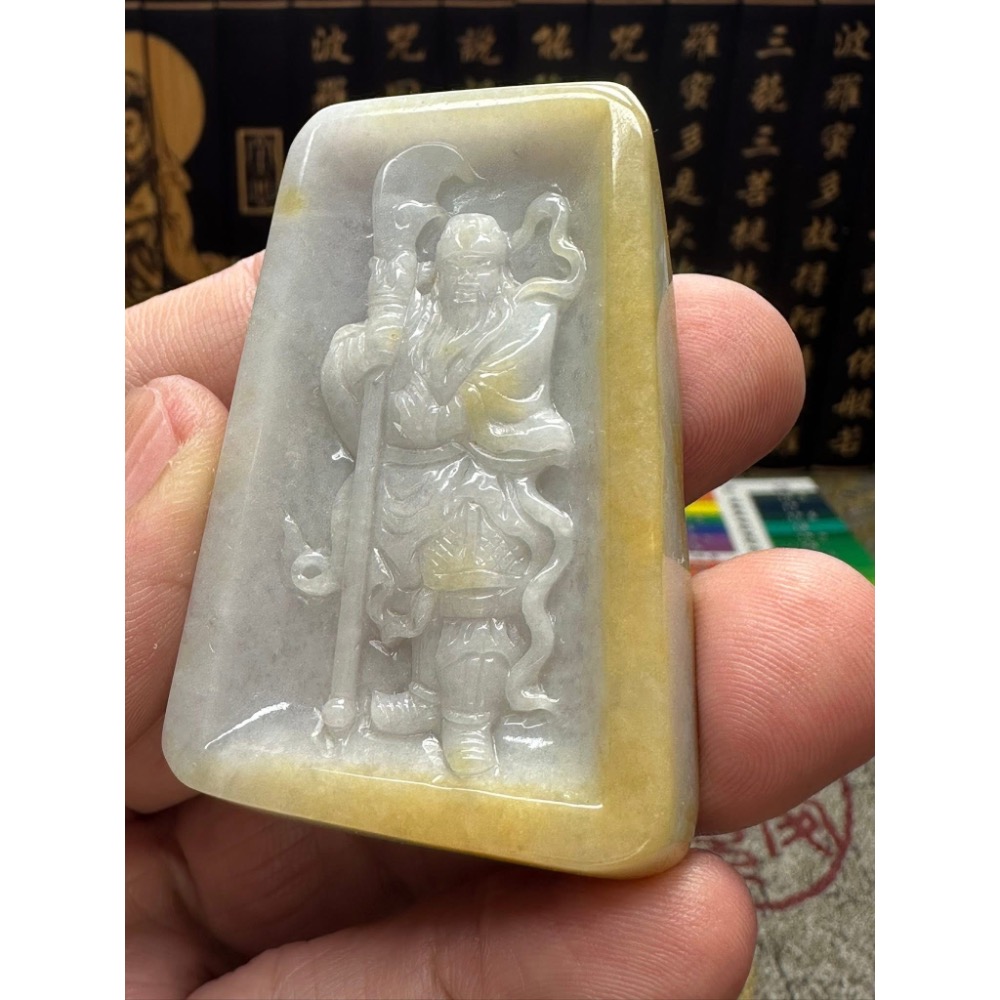 天然翡翠A貨-關聖帝君 商品編號050205-細節圖3
