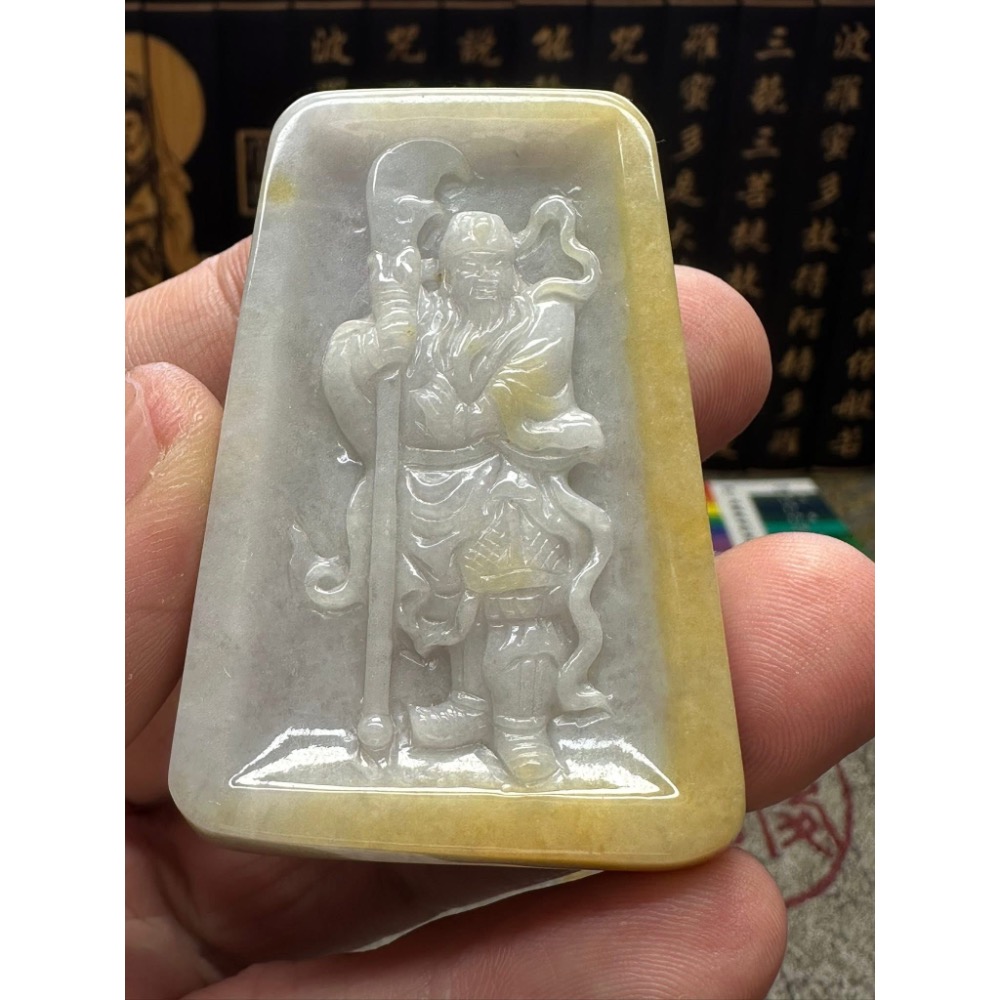 天然翡翠A貨-關聖帝君 商品編號050205-細節圖4