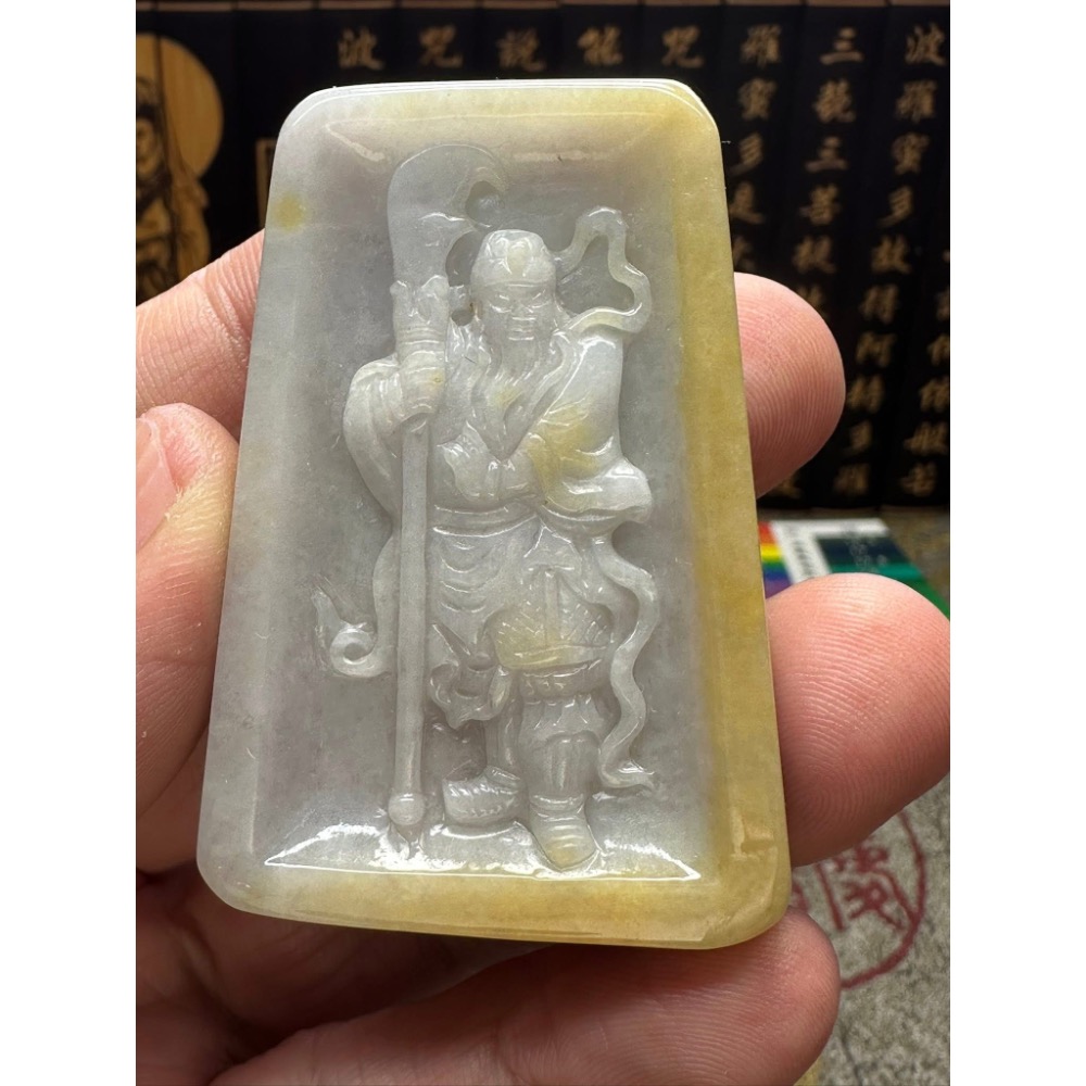 天然翡翠A貨-關聖帝君 商品編號050205-細節圖5