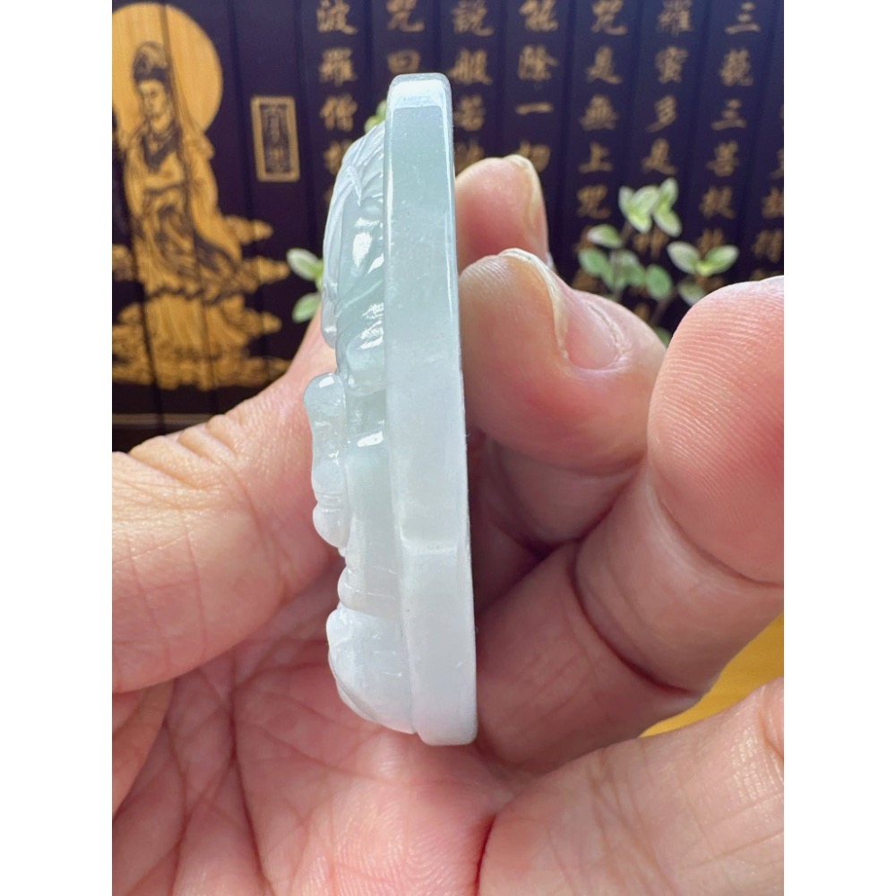 天然翡翠A貨-一夫當關 萬夫莫敵關聖帝君 商品編號052908-細節圖7