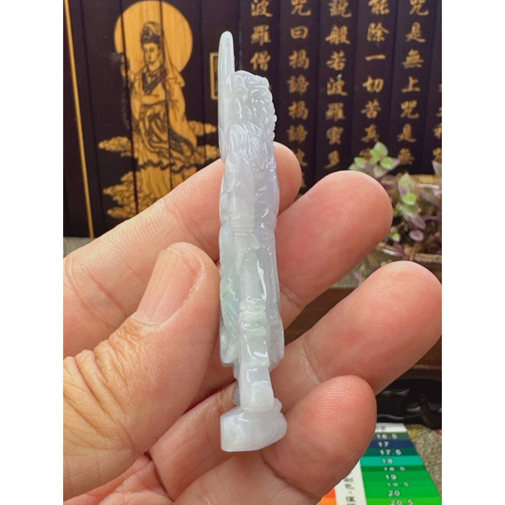 天然翡翠A貨-關聖帝君 商品編號050305-細節圖6