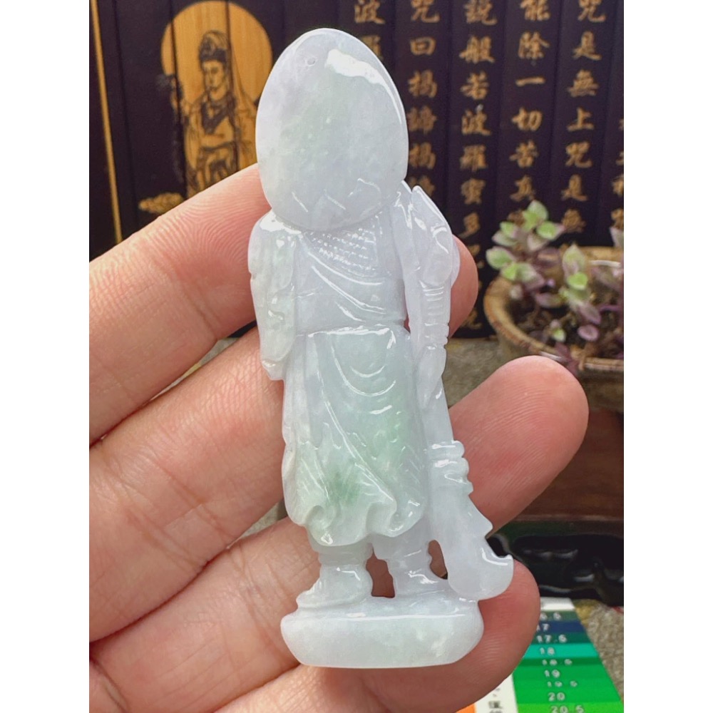 天然翡翠A貨-關聖帝君 商品編號050305-細節圖7