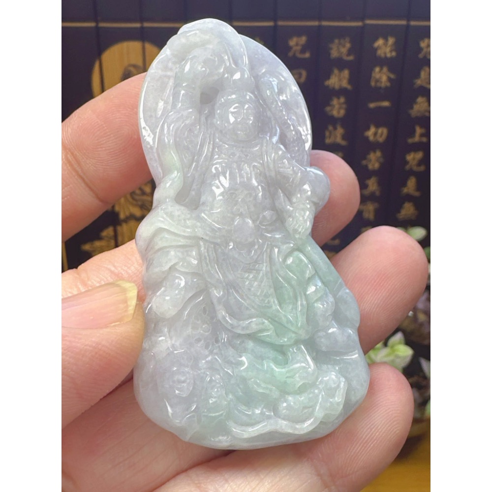 天然翡翠A貨-中壇元帥三太子 商品編號052709-細節圖6