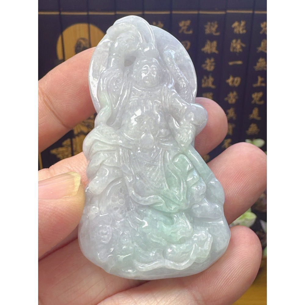 天然翡翠A貨-中壇元帥三太子 商品編號052709-細節圖7
