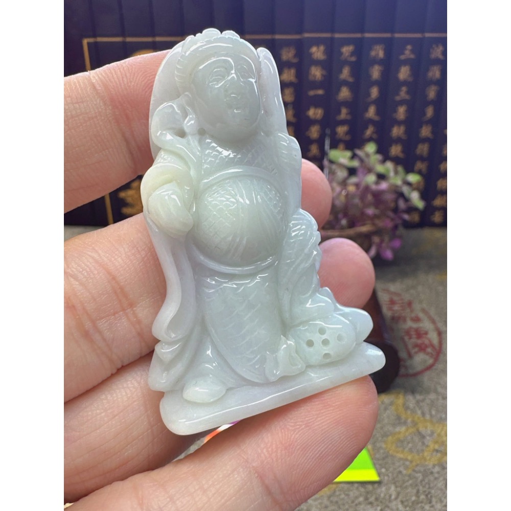 天然翡翠A貨-中壇元帥三太子 商品編號050503-細節圖3