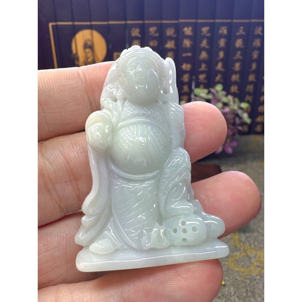天然翡翠A貨-中壇元帥三太子 商品編號050503-細節圖4