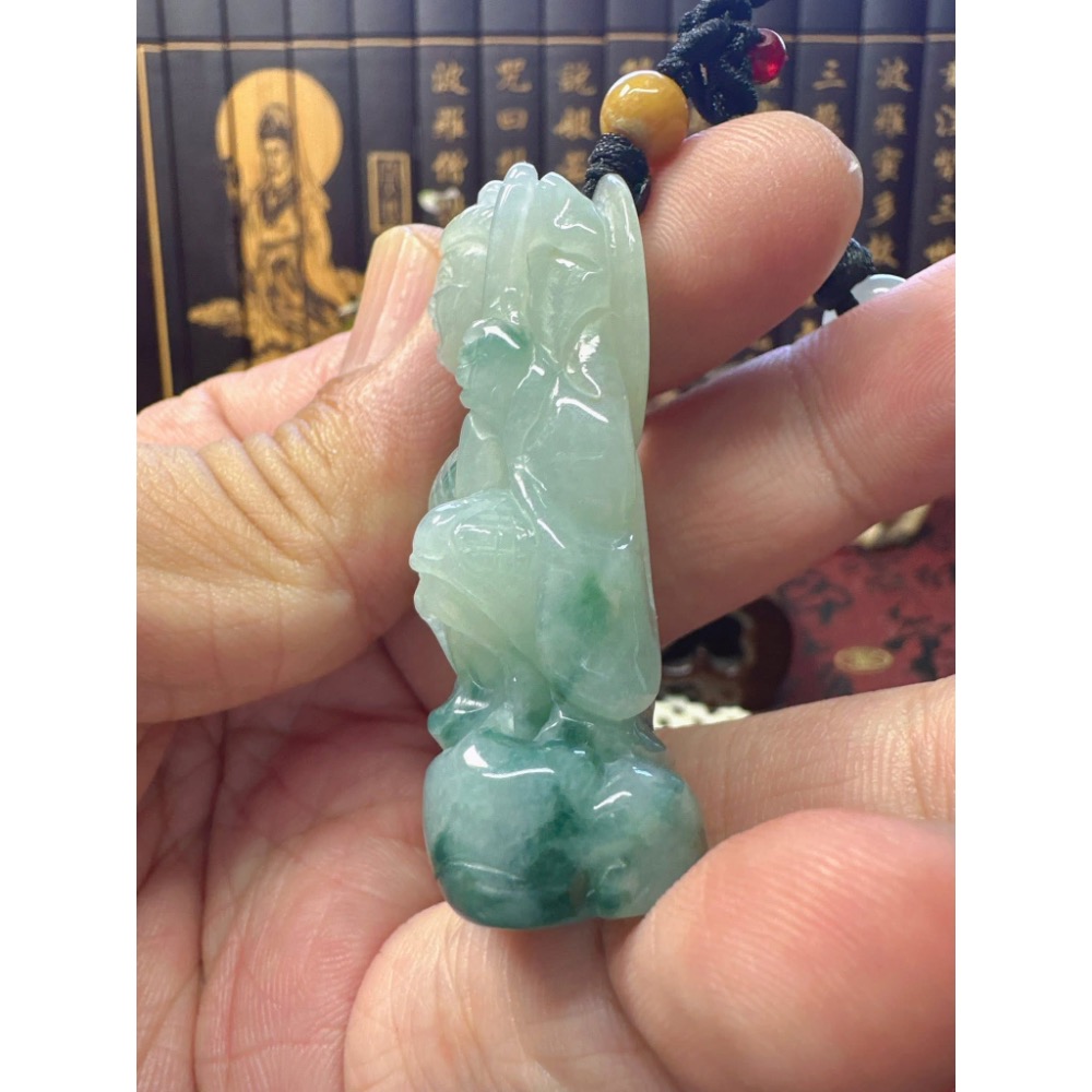 天然翡翠A貨-中壇元帥三太子 商品編號051508-細節圖7